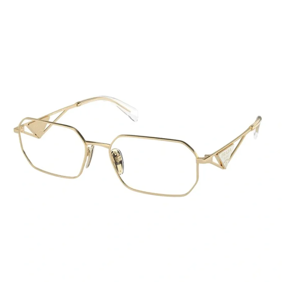 Kính Mắt Cận Nữ Prada VPRA53 ZVN1O1 Pale Gold Eyeglasses Woman Màu Vàng