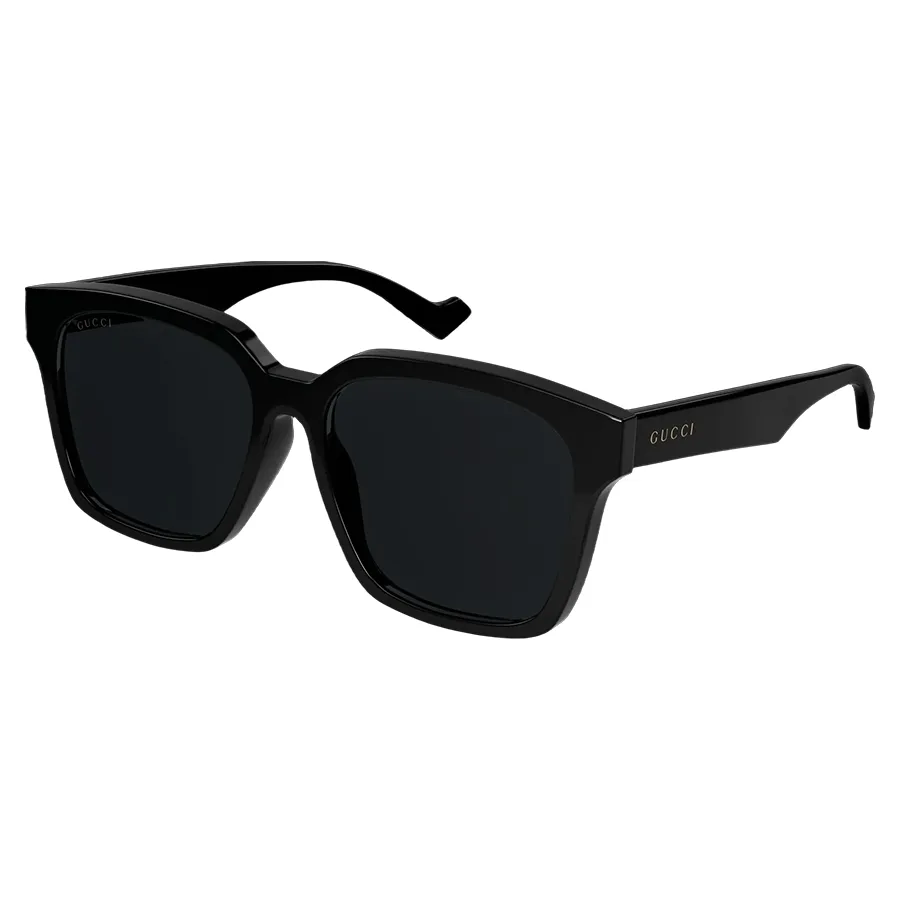Kính Mát Unisex Gucci Shiny Black Sunglasses GG0965SA 001 Màu Đen