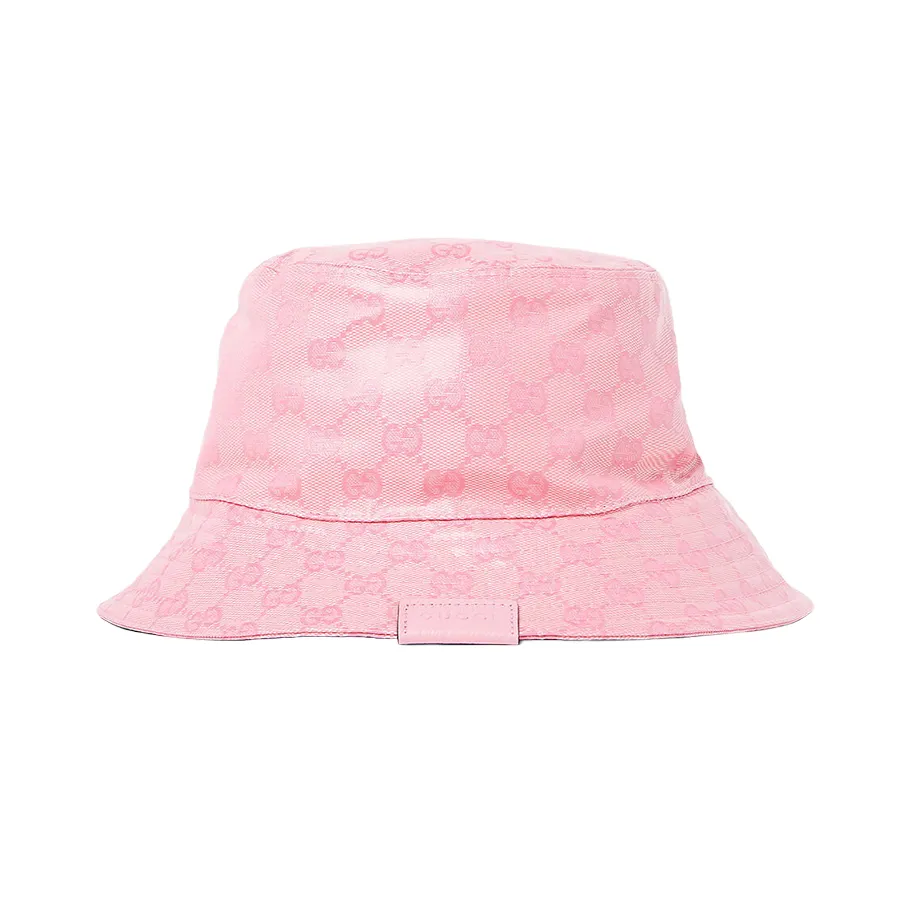 Mũ Gucci GG Jacquard Bucket Hat In Pink Màu Hồng Size S