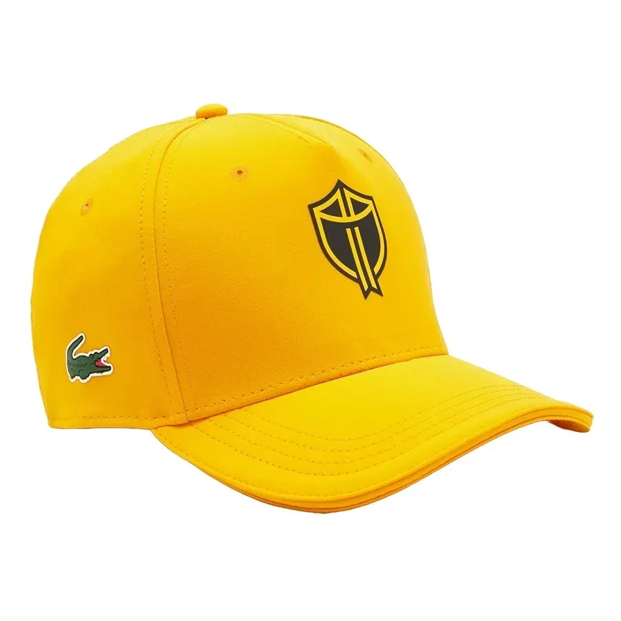 Mũ Lacoste Presidents Cup Lacoste RK8167 NSG Sport Stretch Taffeta Cap Màu Vàng
