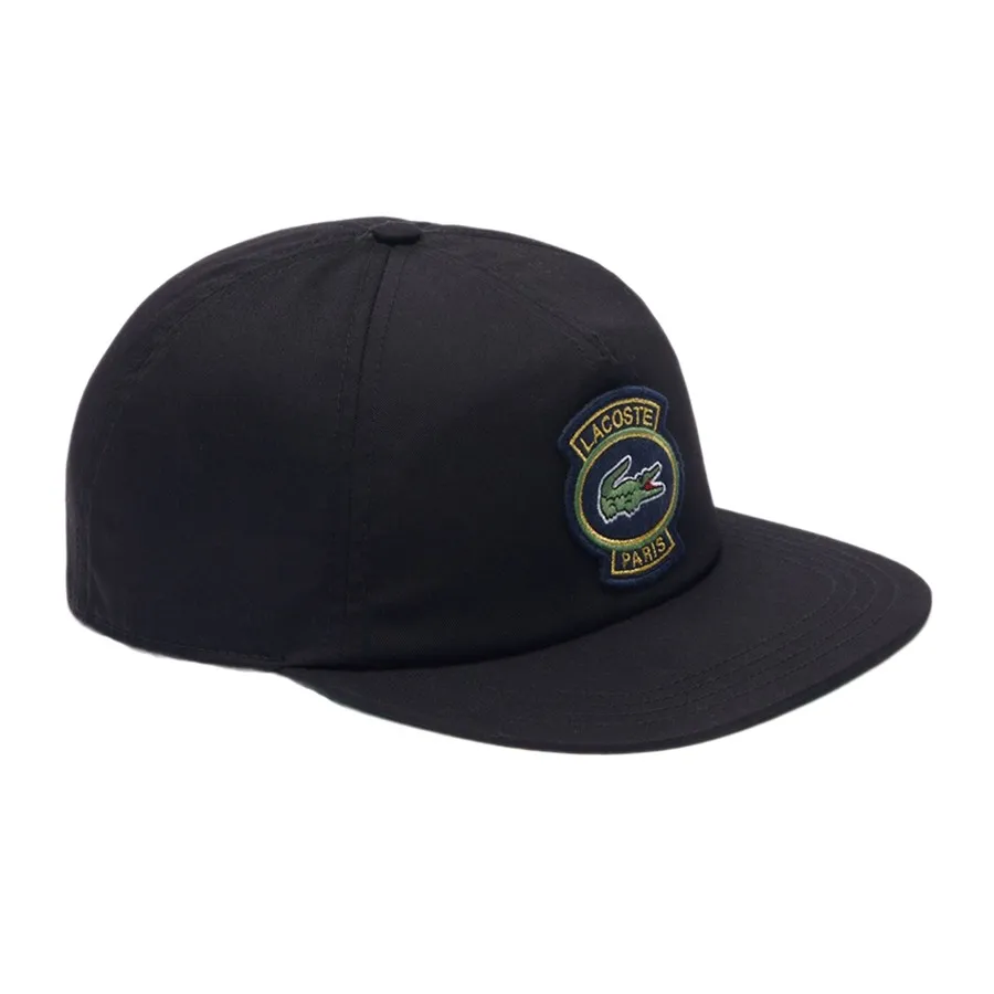 Mũ Lacoste Badge Accent Cotton Cap RK7589 964 Màu Đen