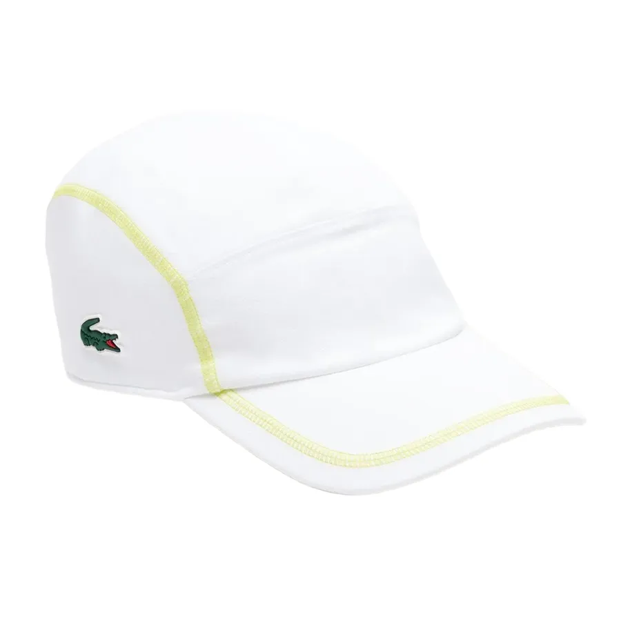 Mũ Nam Lacoste Men's Colourblock Floral Tennis Cap RK7574 10 800 Màu Trắng