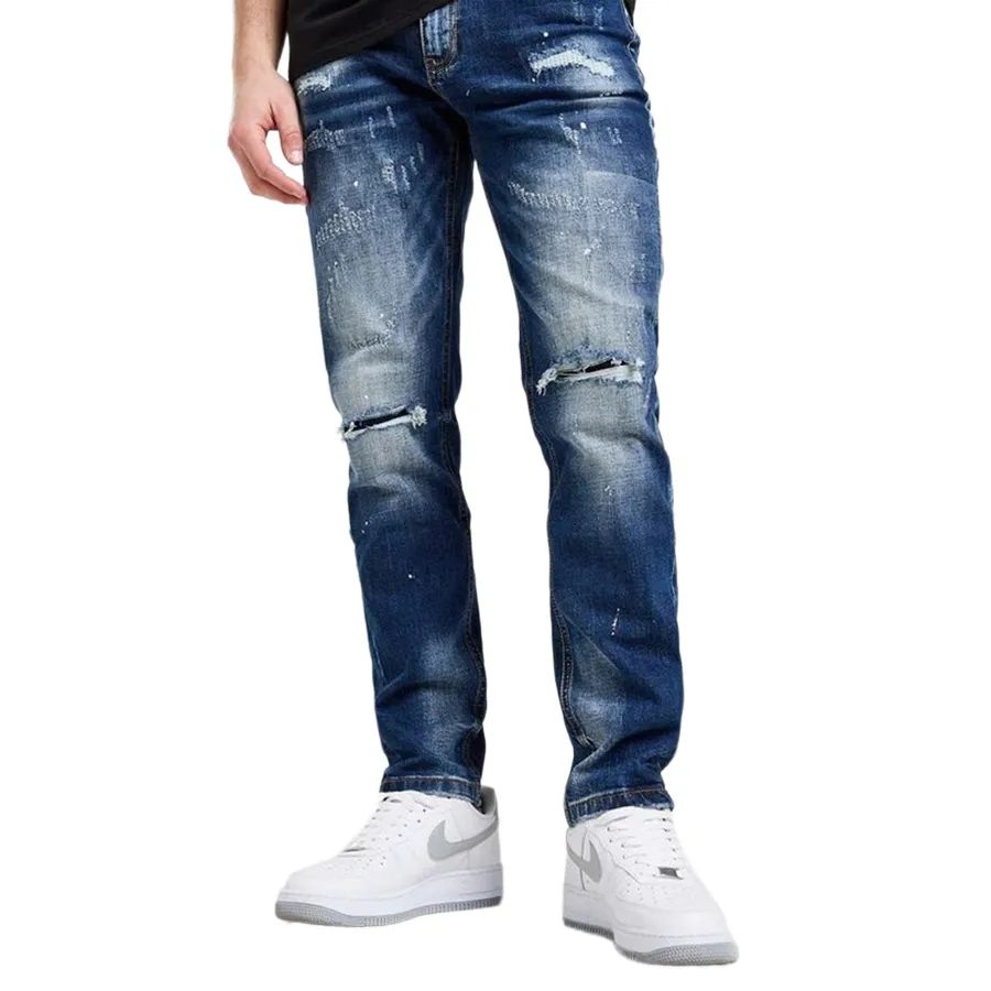 Quần Jean Nam Supply And Demand Turf Jeans Màu Xanh Size S