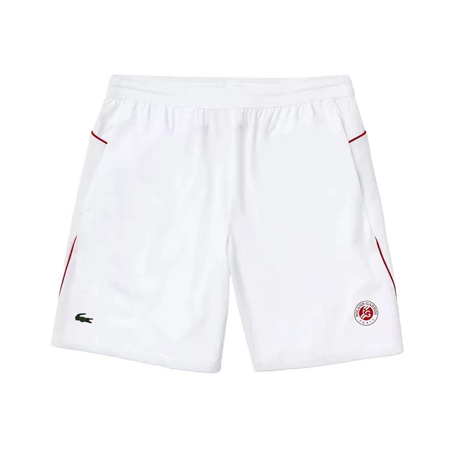 Quần Short Nam Lacoste Rolan Garos x Jocovitch GH4766 Màu Trắng