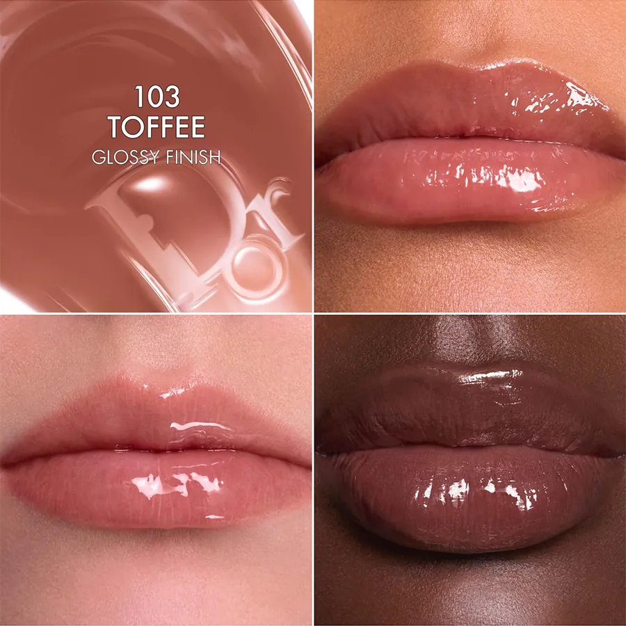 Son Dưỡng Dior Addict Lip Glow Butter 103 Toffee Lipstick Màu Nâu
