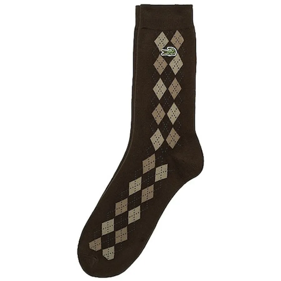 Tất Lacoste Argyle RA375E-51N 3KE Màu Nâu