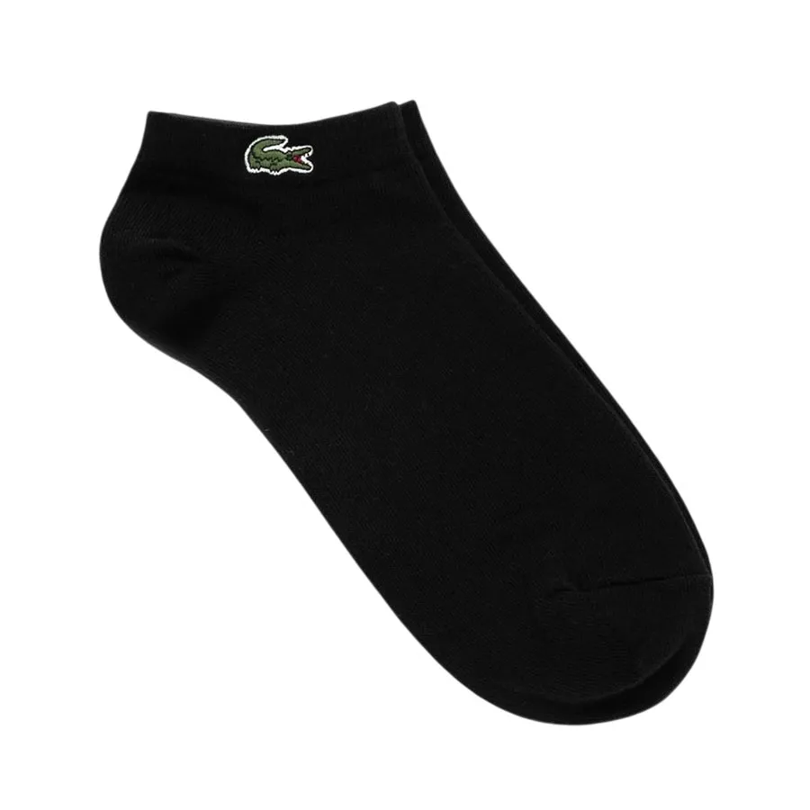 Tất Nam Lacoste Men's Basic Solid Ankle Socks RA004E-53G 031 Màu Đen
