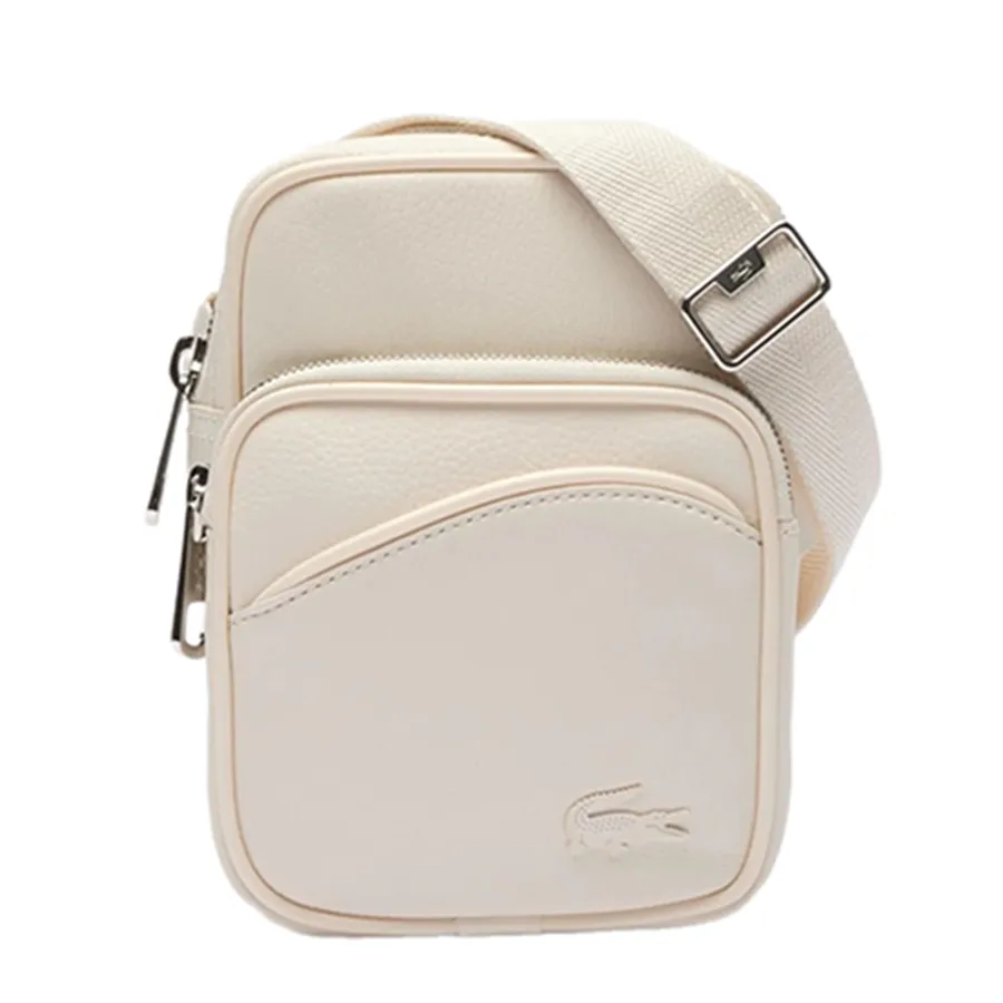 Túi Đeo Chéo Nam Lacoste Angy Crossbody Bag NH4563GY A56 Màu Trắng