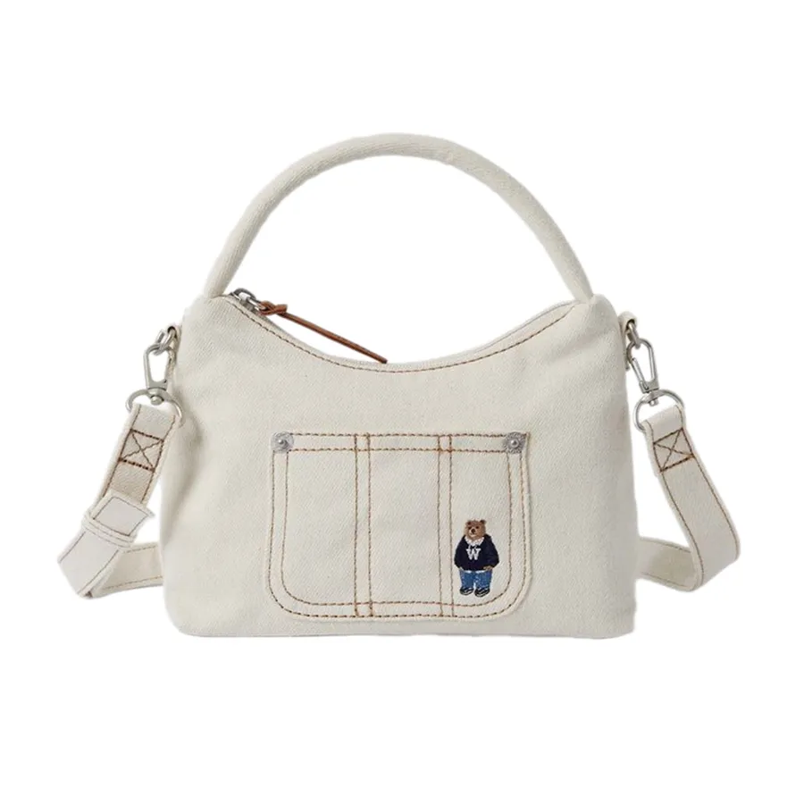 Túi Đeo Chéo WHOAU Steve Hobo Crossbody Bag WHBGF2424A Màu Kem