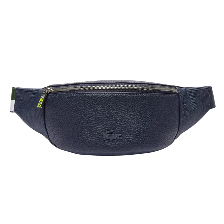 Túi Đeo Hông Nam Lacoste Men's City Court Grained Zip Belt Bag NH3661LQ 021 Màu Xanh Navy