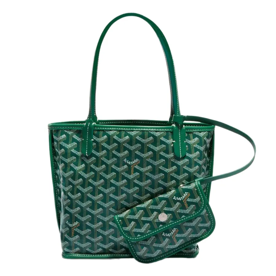 Túi Tote Nữ Goyard Mini Anju Tote Bag Màu Xanh Green