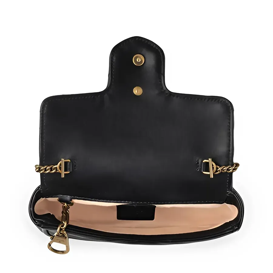 Gucci Handbags 476433 Dtdct GUCCI GG Marmont Super Mini Bag Lncc