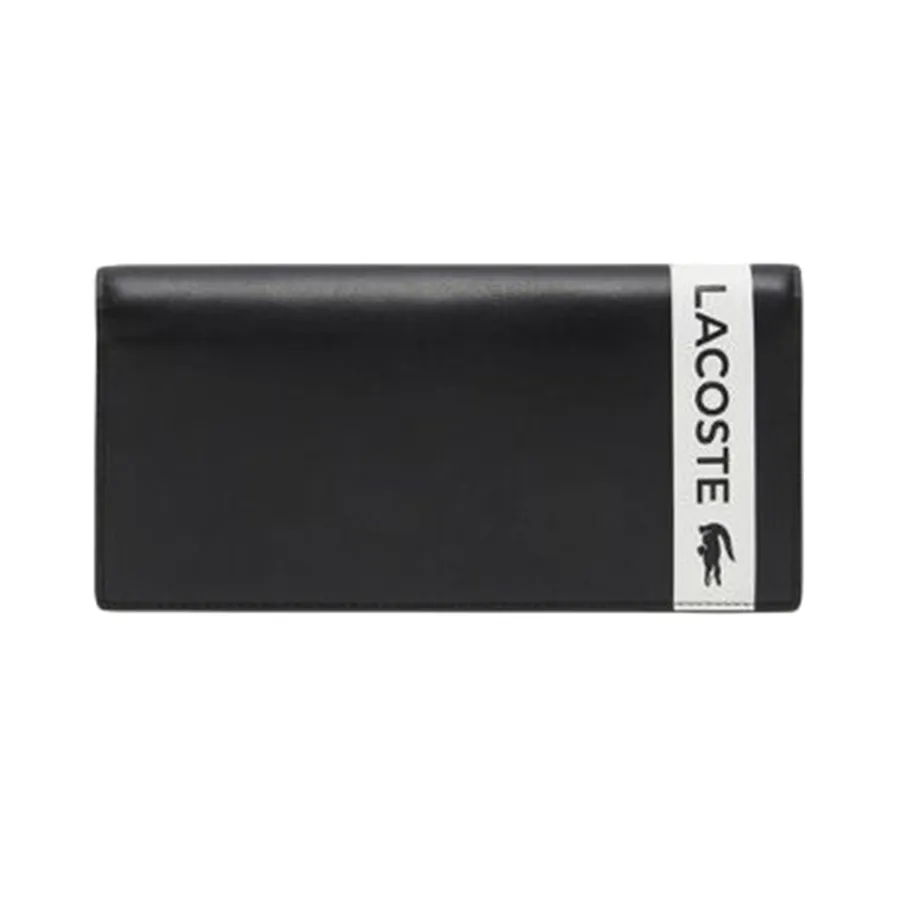 Ví Nam Lacoste Sticker Print Long Wallet NH1250KP Màu Đen