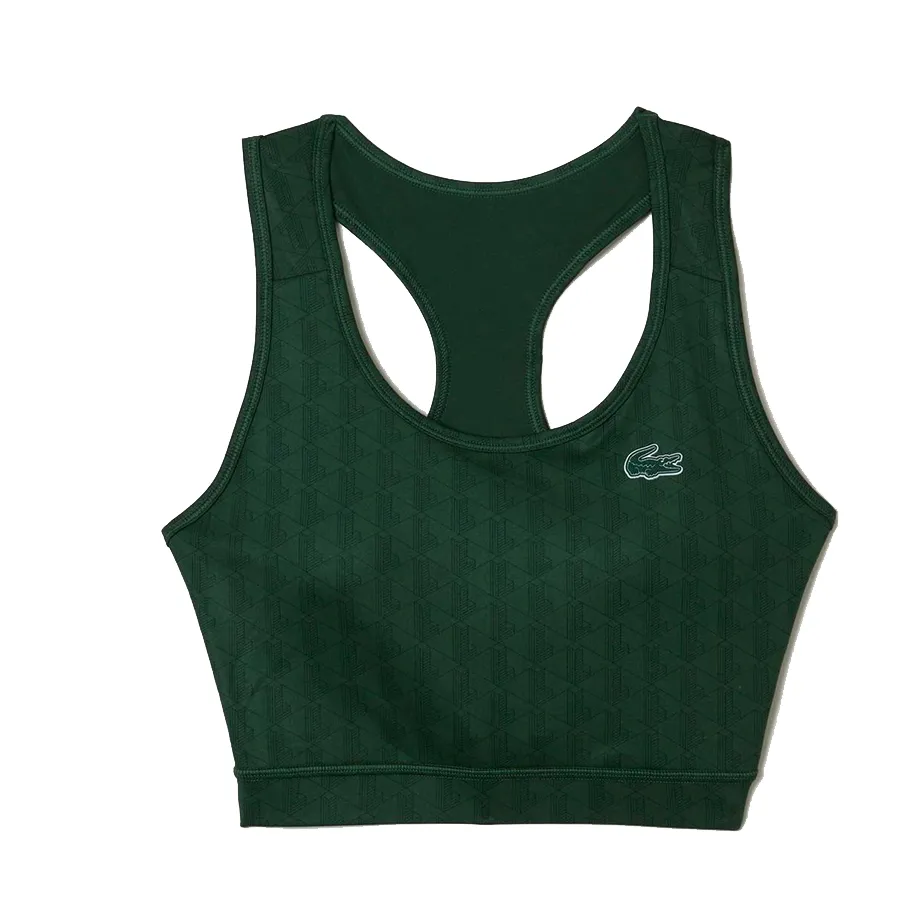 Áo Ngực Thể Thao Nữ Lacoste Women's Printed Sports Bra F3422 00 D1R Màu Vàng/Tím Size S