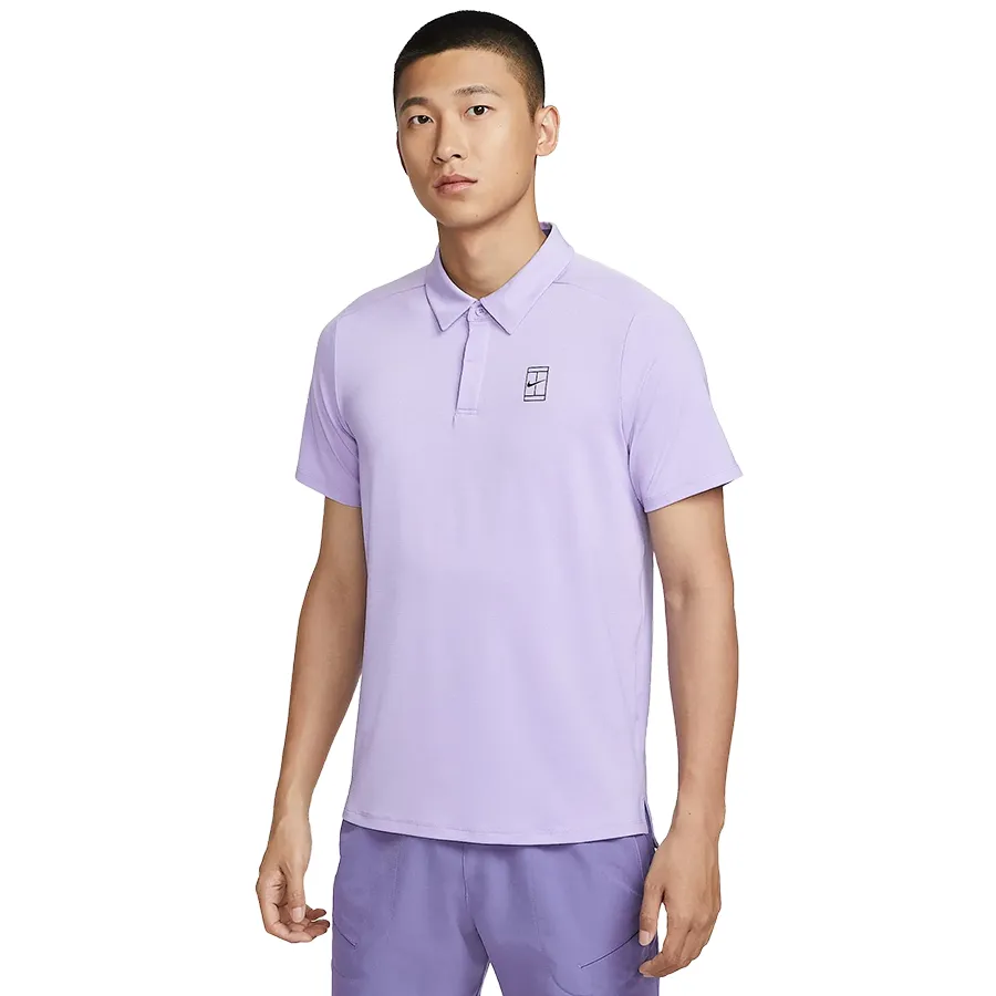 Áo Thun Nam Nike Men's Court Advantage Dri-Fit Quick Dry Tennis Lapel  T-Shirt FZ6908-515 Màu Tím Size M - Main Image