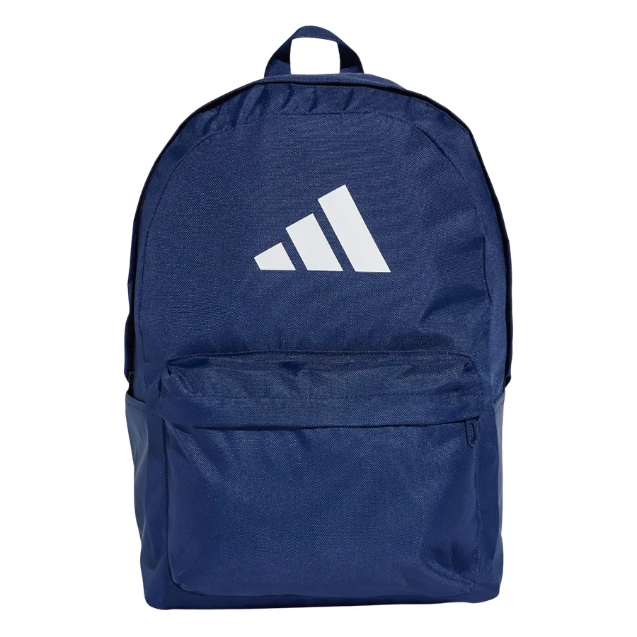 Balo Adidas Logo 3 Bar Classic IS7049 Màu Xanh Blue | Vua Hàng Hiệu