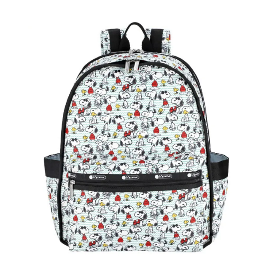 Balo LeSportsac Snoopy & Woodstock White Màu Trắng