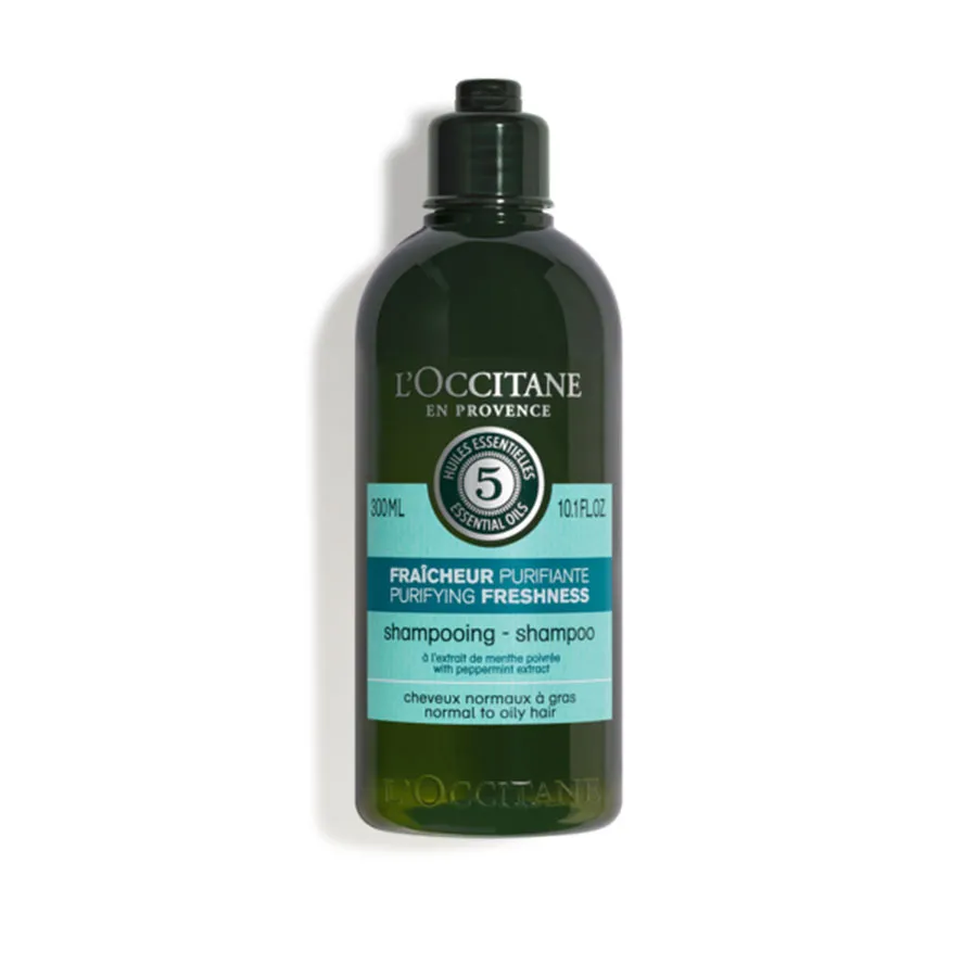 Dầu Gội Thanh Lọc Dành Cho Da Đầu Dầu L'Occitane Purifying Freshness Shampoo 300ml