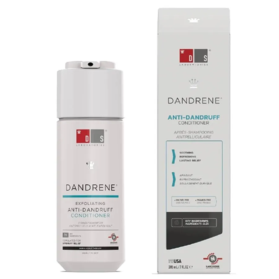 Dầu Xả Hỗ Trợ Nuôi Dưỡng, Giảm Gầu, Vảy Nến Ds Laboratories Dandrene Conditioner 205ml