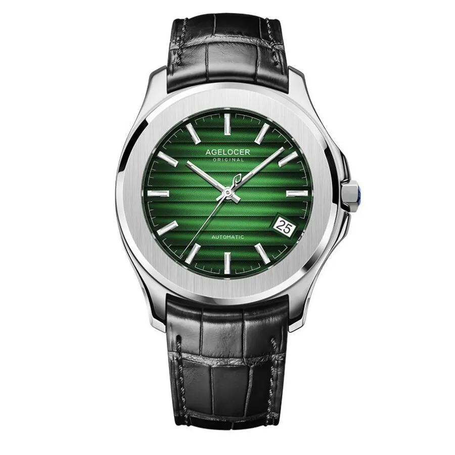 Đồng Hồ Nam Agelocer Baikal 6305A1 Màu Xanh Đen