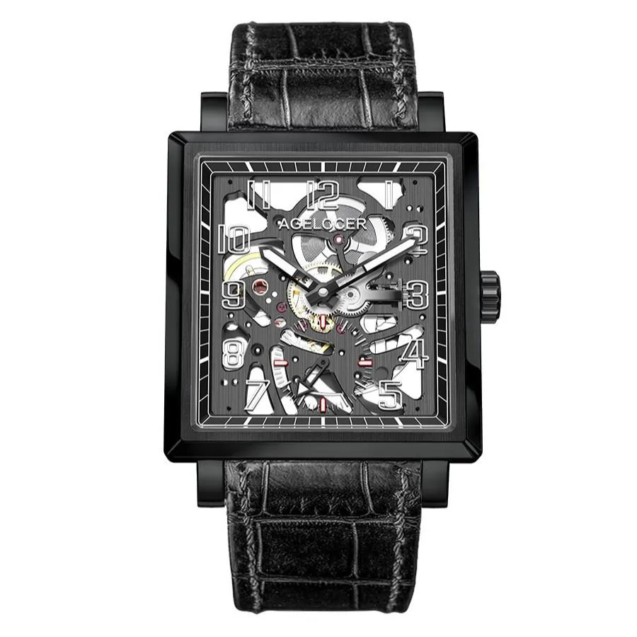 Đồng Hồ Nam Agelocer Codex 3501J1 Màu Đen