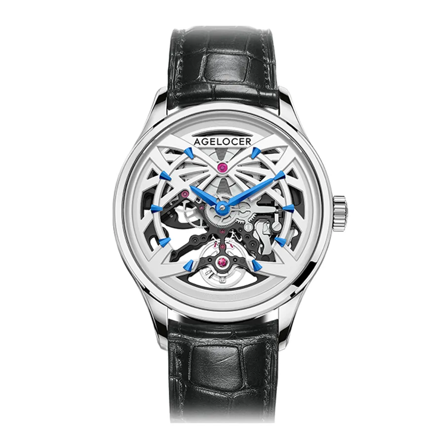 Đồng Hồ Nam Agelocer Schwarzwald Watch 6101A1 Màu Đen