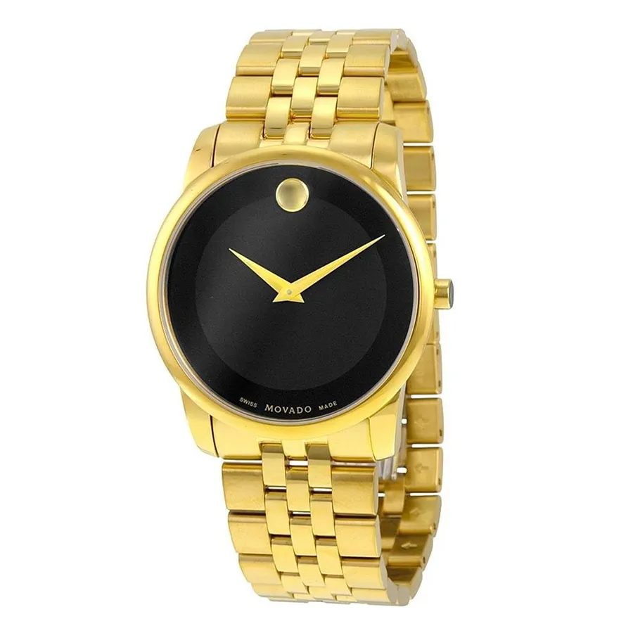Đồng Hồ Nam Movado Men's Watch 0606997 Màu Đen Vàng Vua Hàng Hiệu