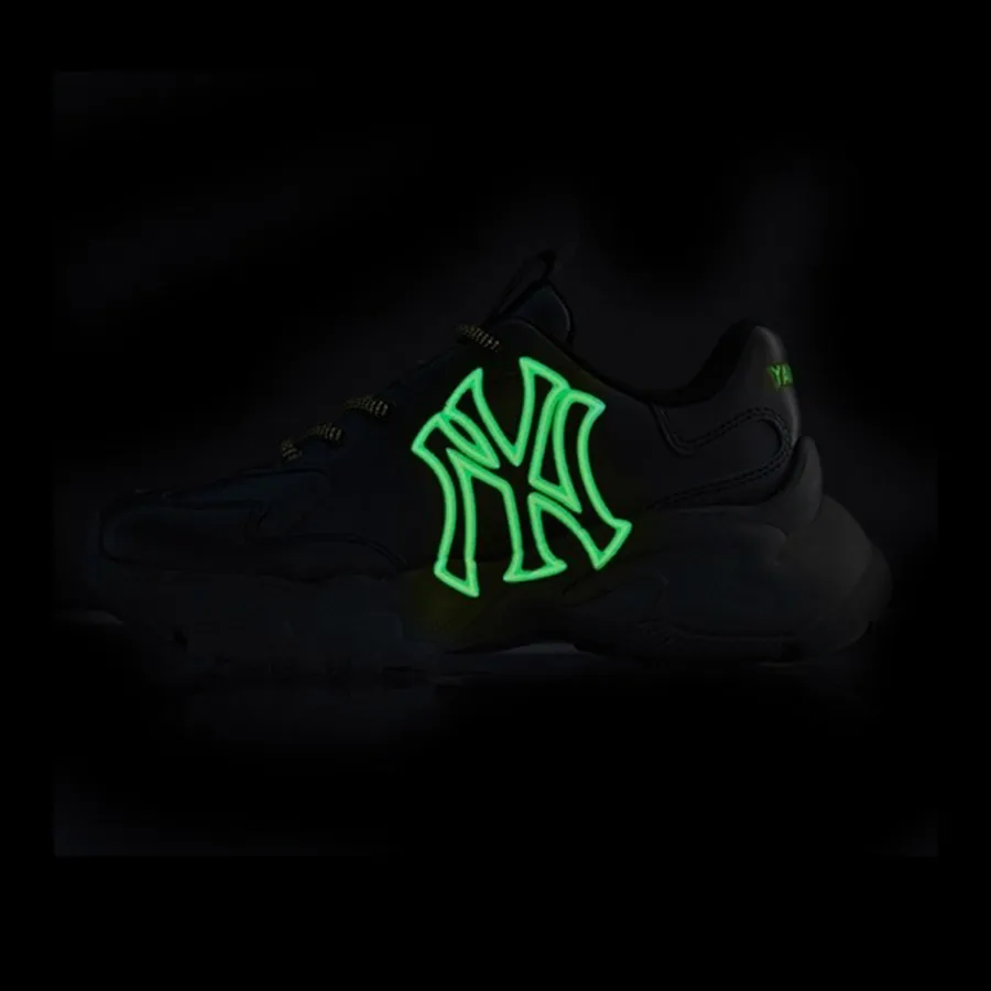 Giày Thể Thao MLB Bigball Chunky A Neon New York Yankees Black