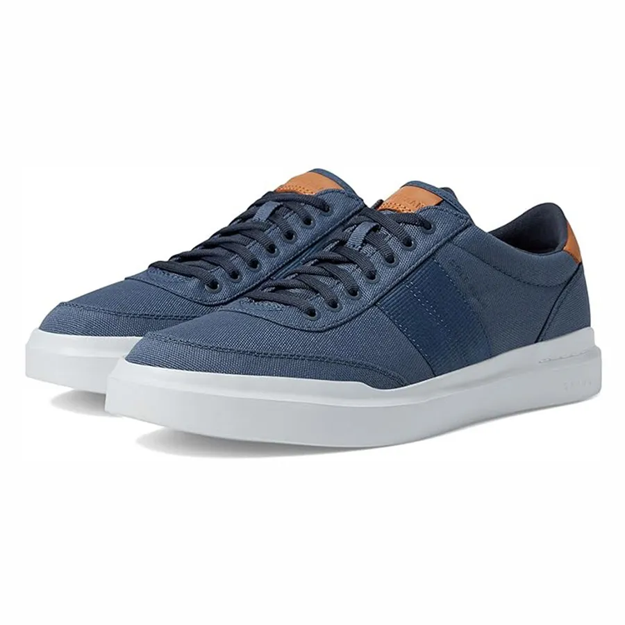 Giày Thể Thao Nam Cole Haan Grandpro Rally Canvas II Màu Xanh Chàm Size 40