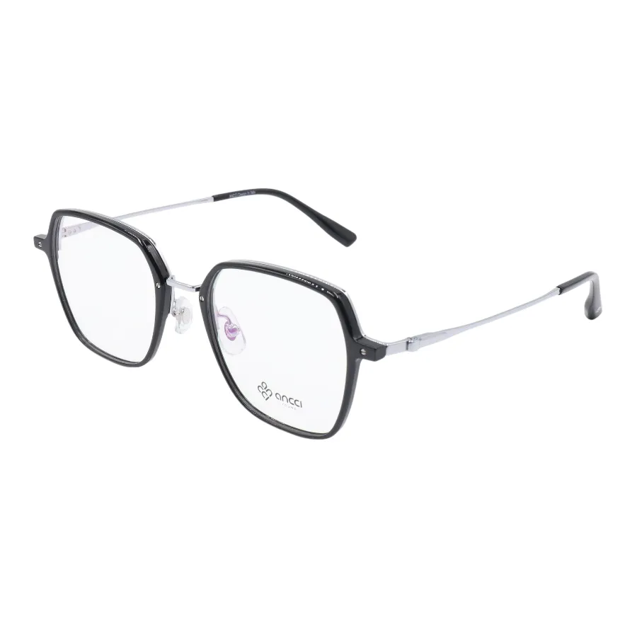 Gọng Kính Unisex Ancci AC34609 C1 Màu Đen