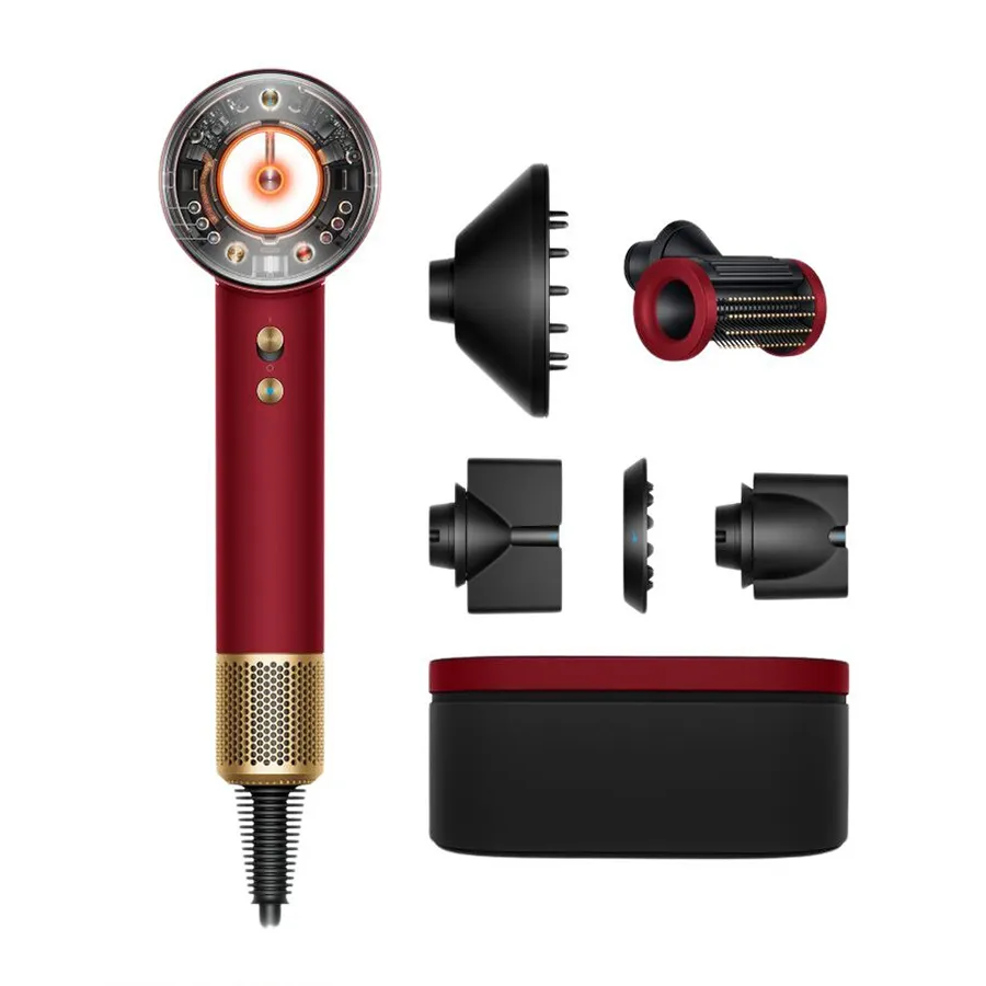 Máy Sấy Tóc Dyson Supersonic Nural™ Hair Dryer In Red Velvet And Gold Màu Đỏ - Vàng