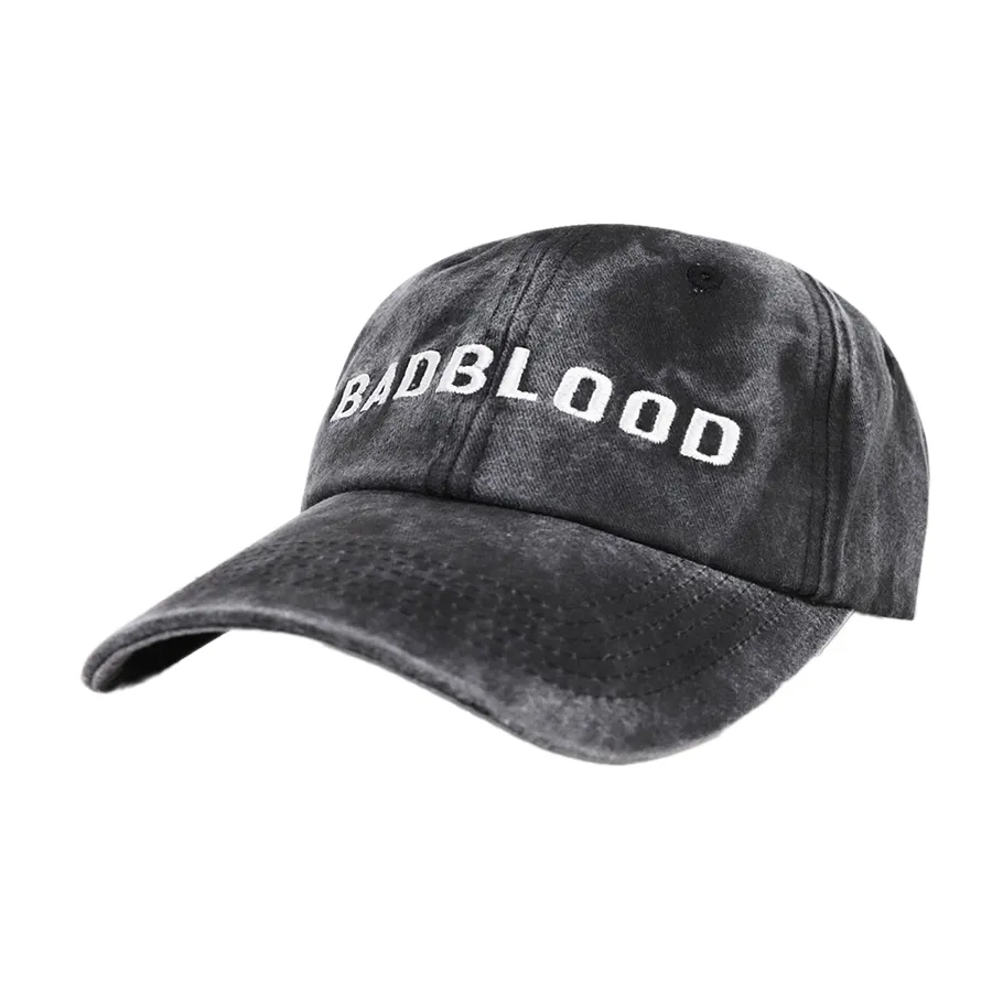 Mũ Badblood Vintage Logo Ball Cap Charcoal Màu Than Chì