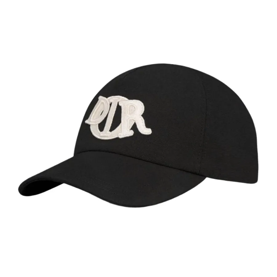 Mũ Dior Diamond Baseball Cap Màu Đen Size M