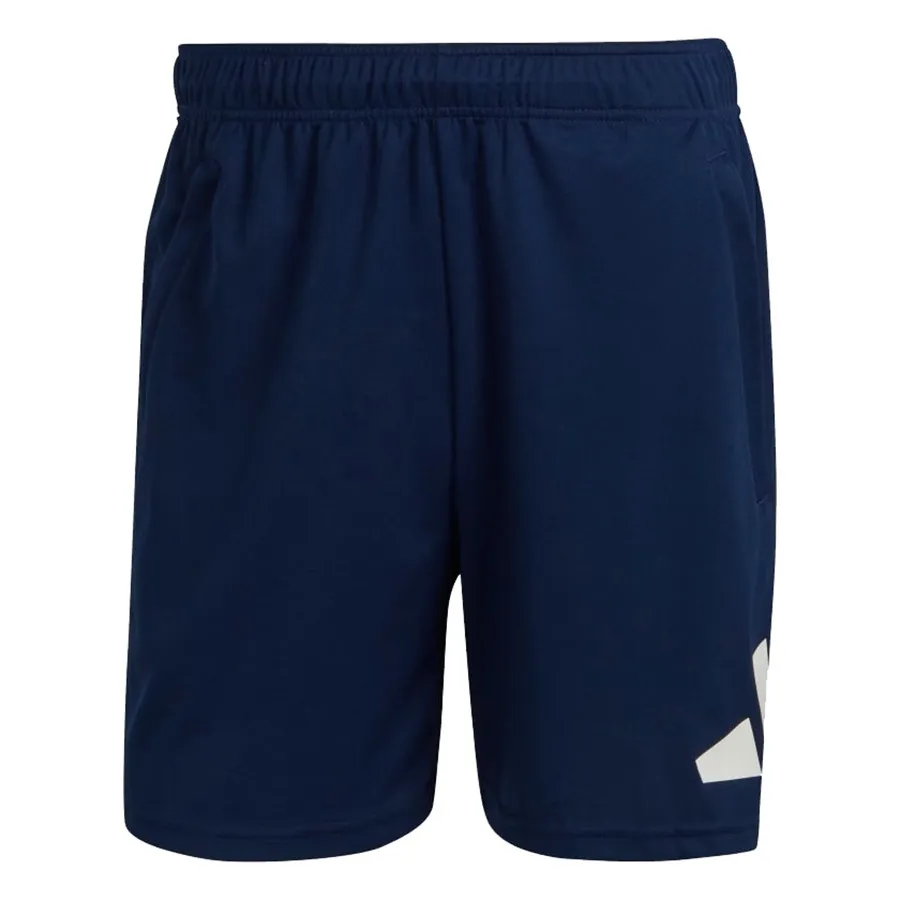 Quần Short Nam Adidas Train Essentials Logo IB8124 Màu Xanh Lam Size S 7in