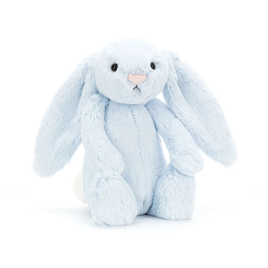 Thỏ Bông Jellycat Soft Toy Bashful Blue Bunny Màu Xanh Nhạt