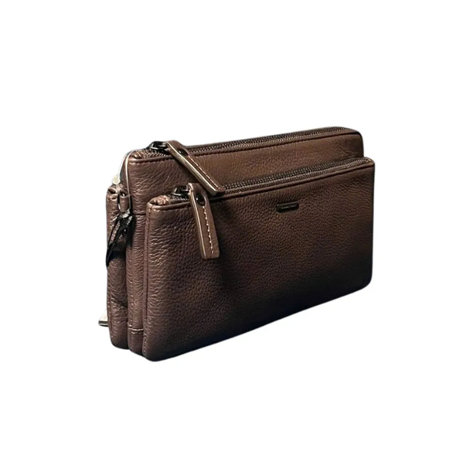 Túi Cầm Tay Nam Gianni Conti 1812216-28 Màu Nâu Vua Hàng Hiệu