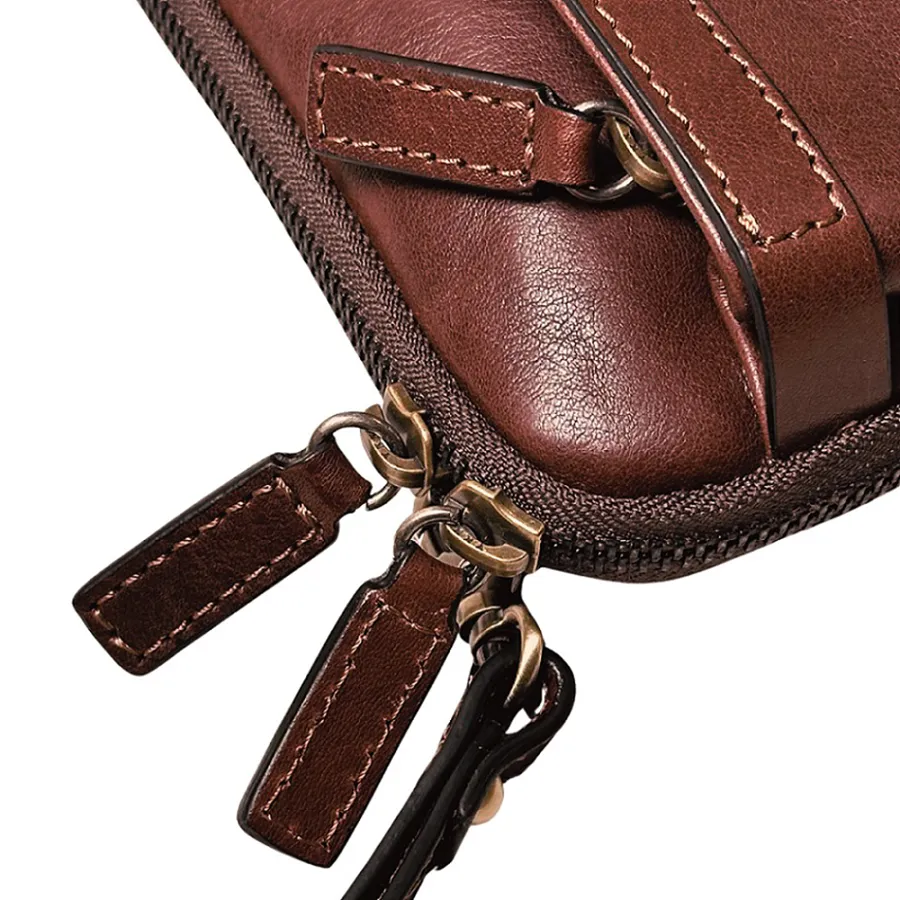 Túi Cầm Tay Nam Gianni Conti Bag 912103-28 Màu Nâu Vua Hàng Hiệu