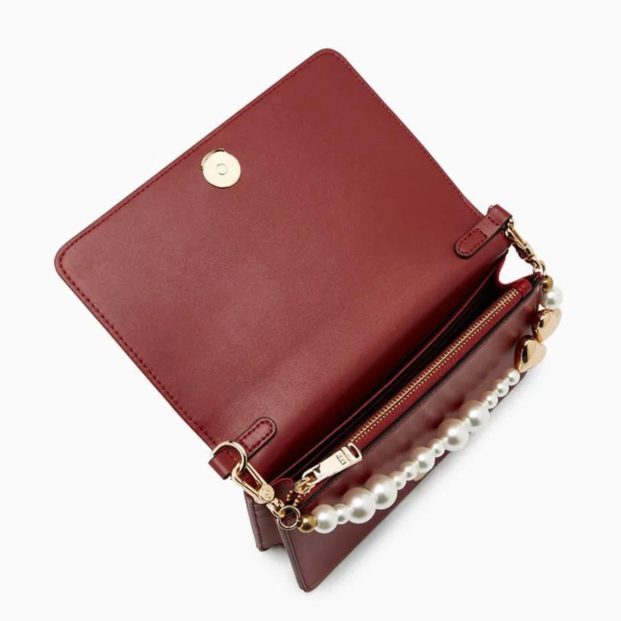 Lyn】Dahlia Mini - コンパクト ショルダーバッグ レッド