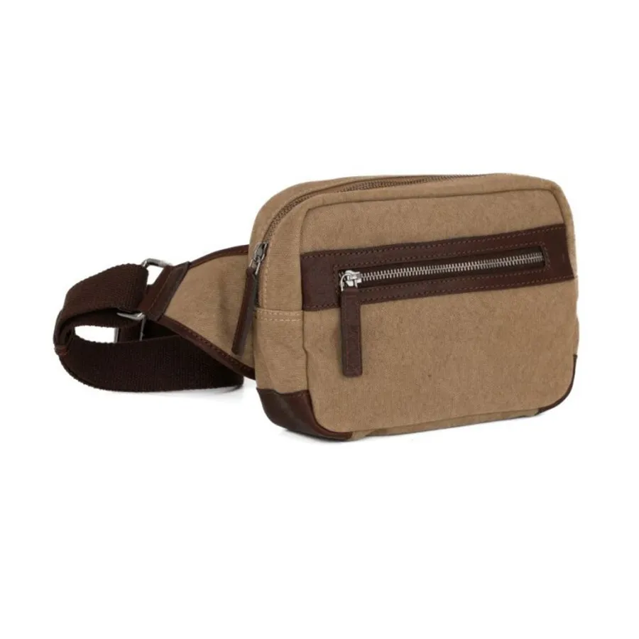 Túi Đeo Chéo Nam Gianni Conti Bag 6025179-609 Màu Nâu Be Vua