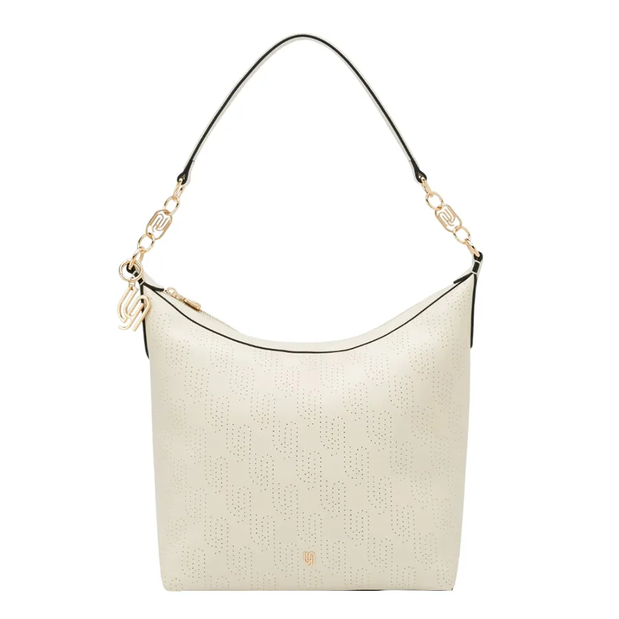 Túi Đeo Vai Nữ Lyn Genevieve Infinite Hobo Shoulder Bag Off White  LL25FBM022 Màu Trắng