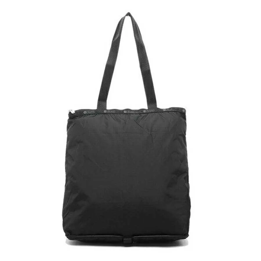 Túi Tote LeSportsac Heritage Folding Tote Bag Black Màu Đen