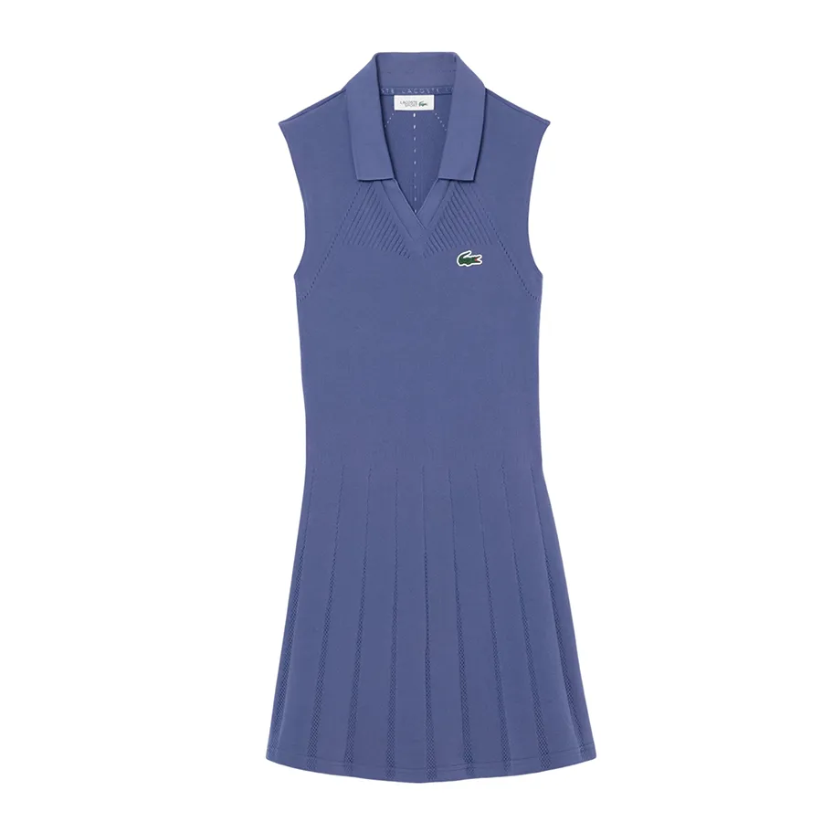 Váy Thể Thao Nữ Lacoste Stretch Tennis Dress And Shorts EF0615 51 HIG Màu Xanh Size 38