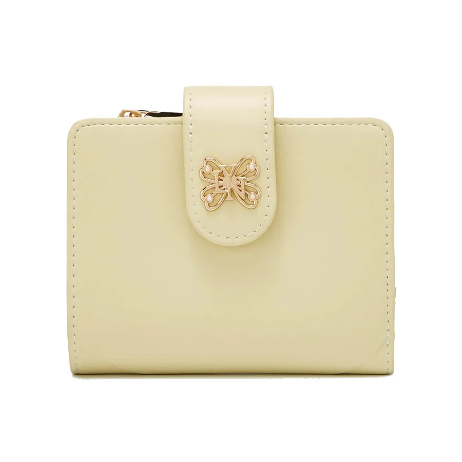 Ví Nữ Lyn Butterfly Short Wallet - Light Yellow LL25CWF074 Màu Vàng