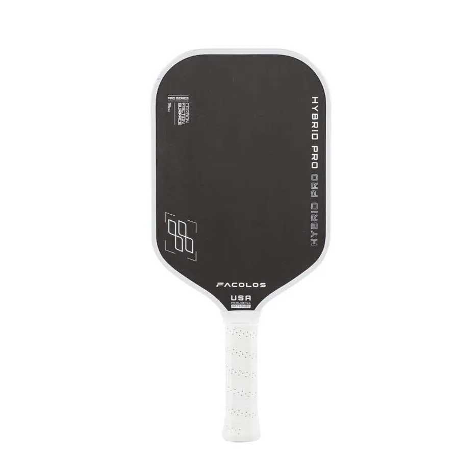 Vợt Pickleball Facolos Pro Series 16mm - Hybrid Pro Màu Đen Trắng