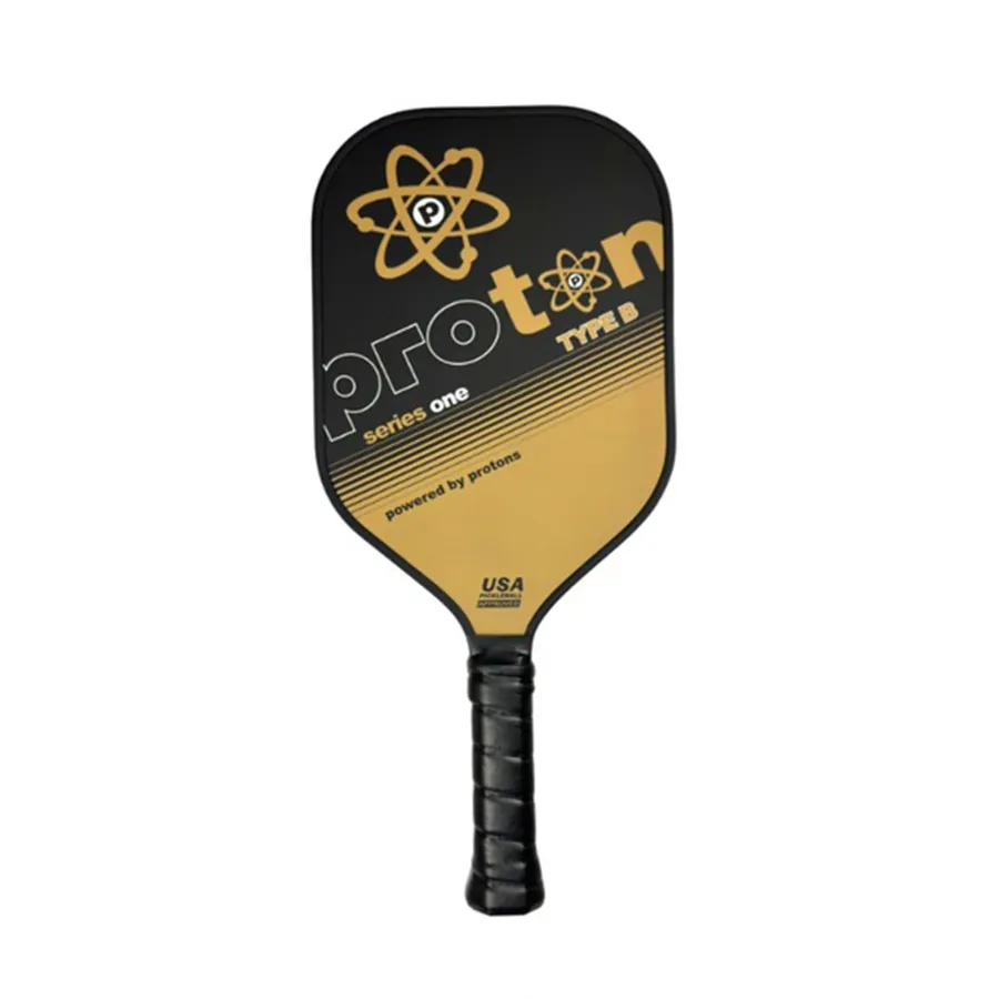 Vợt Pickleball Proton Series One - Type B Màu Đen - Vàng 15mm