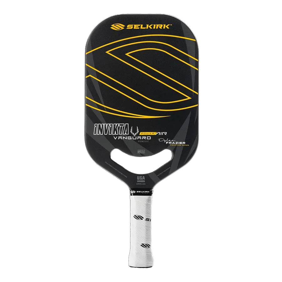 Vợt Pickleball Selkirk Vanguard Invikta Power Air Màu Vàng Đen
