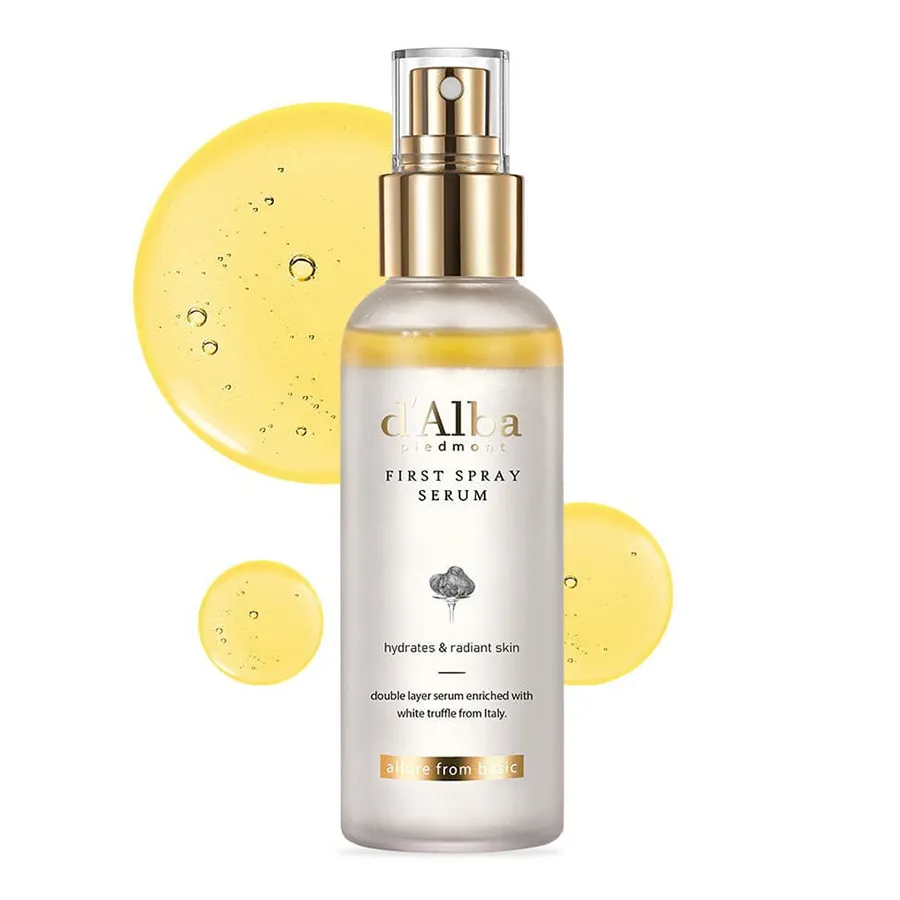 Xịt Khoáng D'Alba White Truffle Vegan First Spray Serum 100ml