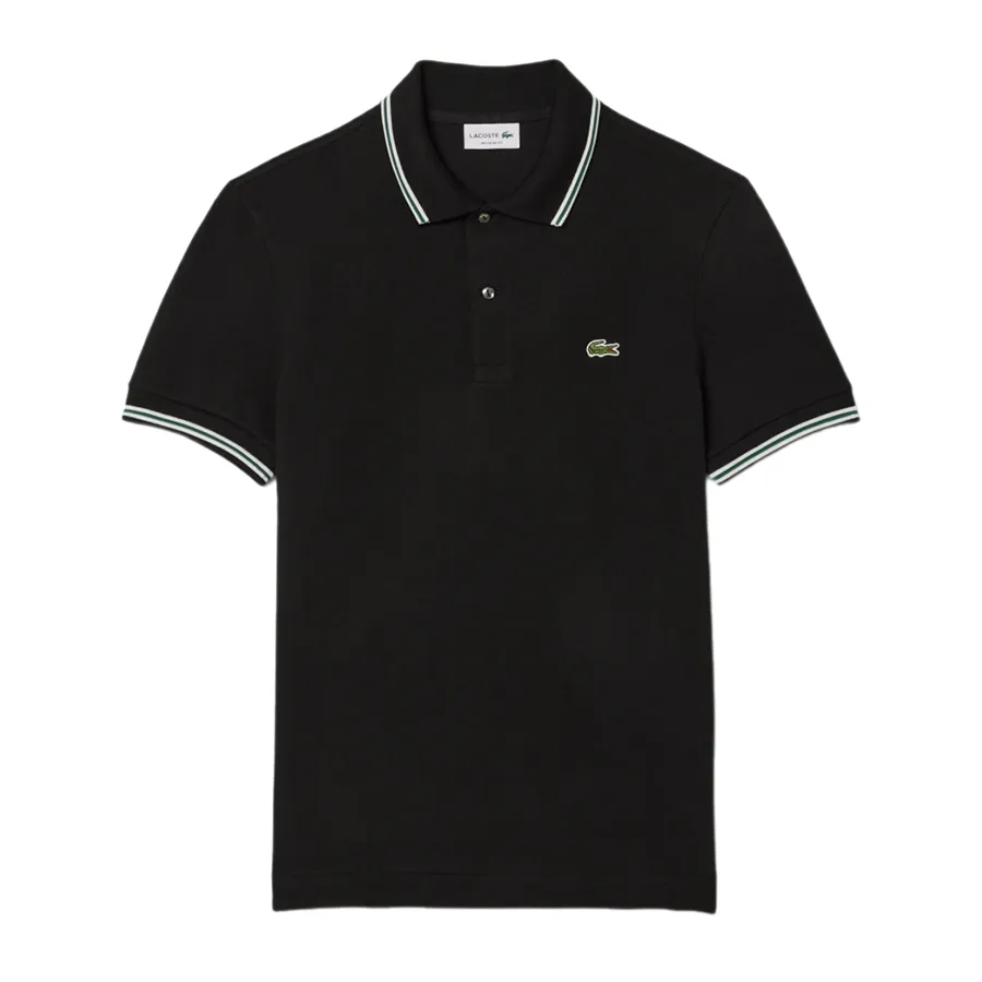 Áo Polo Nam Lacoste Men's Polo Shirt Straight Fit Petit Piqué Material L.12.12 PH2743-10 031 Màu Đen Size 3