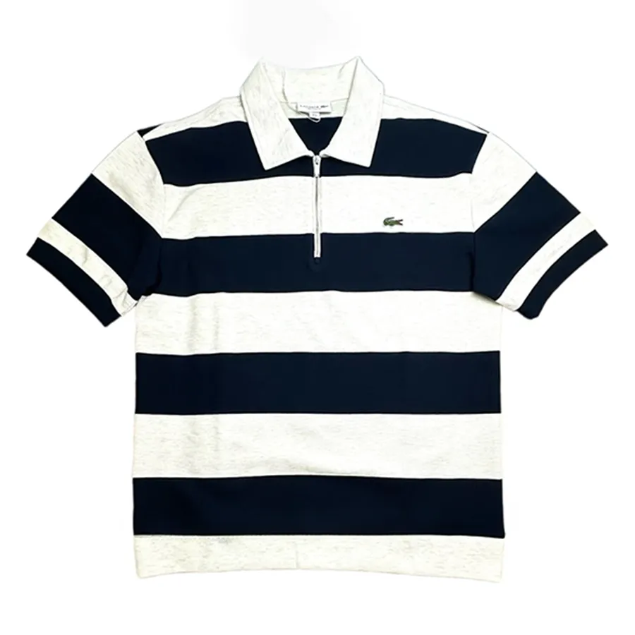 Áo Polo Nam Lacoste Relaxed Fit PH3112 166 Màu Trắng Đen Size 3