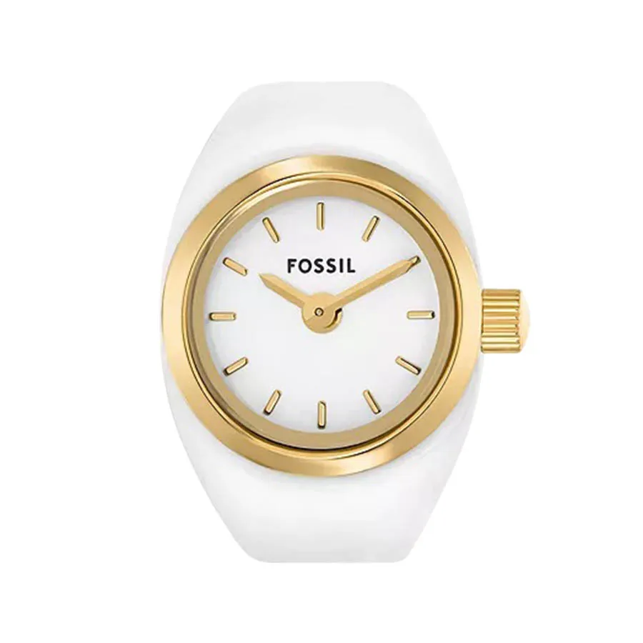 Đồng Hồ Dạng Nhẫn Nữ Fossil Watch Ring Two-Hand Gold-Tone